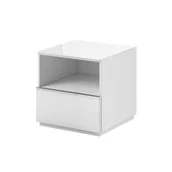 Szafki RTV - Szafka RTV Stojąca / Wisząca TYP-37 Helio Helvetia Wieruszów Czarny / Czarny Szkło - miniaturka - grafika 1