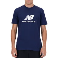 Koszulki męskie - Koszulka New Balance MT41502NNY - granatowa - miniaturka - grafika 1