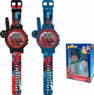 Zabawki interaktywne dla dzieci - Spiderman Zestaw Zegarki - Walkie Talkie 2szt. SPD40156 - miniaturka - grafika 1