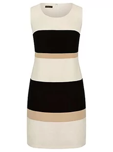 ApartFashion Damska sukienka letnia, czarna, wielokolorowa, normalna, Czarno-wielokolorowy, 46 - Sukienki - miniaturka - grafika 1