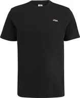 Koszulki męskie - Koszulka męska Fila Laas Regular Tee czarna FAM0874 80010 S - miniaturka - grafika 1