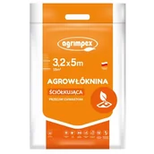 Agrowłókniny - Agrimpex Agrowłóknina ściółkująca przeciw chwastom - hobby 3,2m x 5m, 50g/m2, marki AH32550 - miniaturka - grafika 1