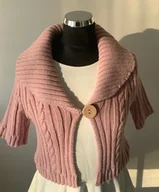 Swetry damskie - SWETER ŚWIĄTECZNY BOLERKO Prezent dla niej EXTRA OKAZJA - miniaturka - grafika 1