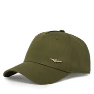 Czapki męskie - Czapka z daszkiem Aeronautica Militare 251HA1122CT2848 Zielony - miniaturka - grafika 1