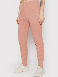 Reebok Spodnie dresowe Classics Wide Cozy H49234 Różowy Relaxed Fit - Spodnie sportowe damskie - miniaturka - grafika 1