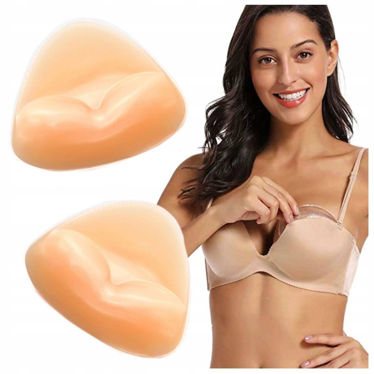 Silikonowe Wkładki Do Biustonosza Modelujące