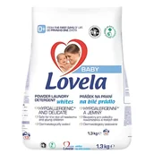 Środki do prania - Lovela Baby Whites Hipoalergiczny Proszek do Prania Białych Ubranek 1,3kg (13 Prań) - miniaturka - grafika 1