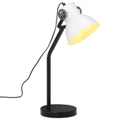 Lampy stojące - vidaXL Lampa stołowa, 25 W, biała, 17x17x60 cm, E27 - miniaturka - grafika 1