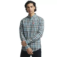 Bluzy męskie - Superdry Vintage Lumberjack Bluza męska, Cedar Check/Dusty Blue, L - miniaturka - grafika 1