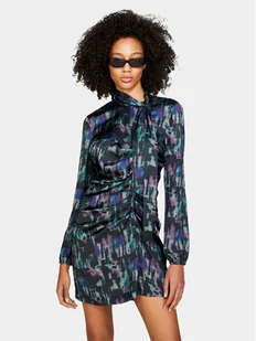 Sisley Sukienka codzienna 4RTMLV046 Kolorowy Slim Fit - Sukienki - miniaturka - grafika 1
