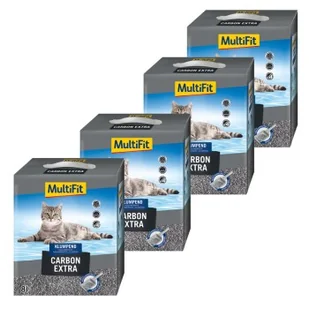 MultiFit Carbon extra żwirek dla kota 4x8 l - Żwirek dla kotów - miniaturka - grafika 1