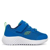 Buty dla chłopców - Sneakersy Skechers Bounder 403906N/BLU Niebieski - miniaturka - grafika 1
