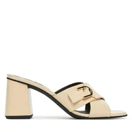 Klapki i japonki damskie - Klapki Furla YJ41HIC Y57000 8E000 Écru - miniaturka - grafika 1