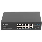 Switche - Lanberg Switch Rack 10' 19' 8x 100MB Poe 120W + 2x 1GB - miniaturka - grafika 1