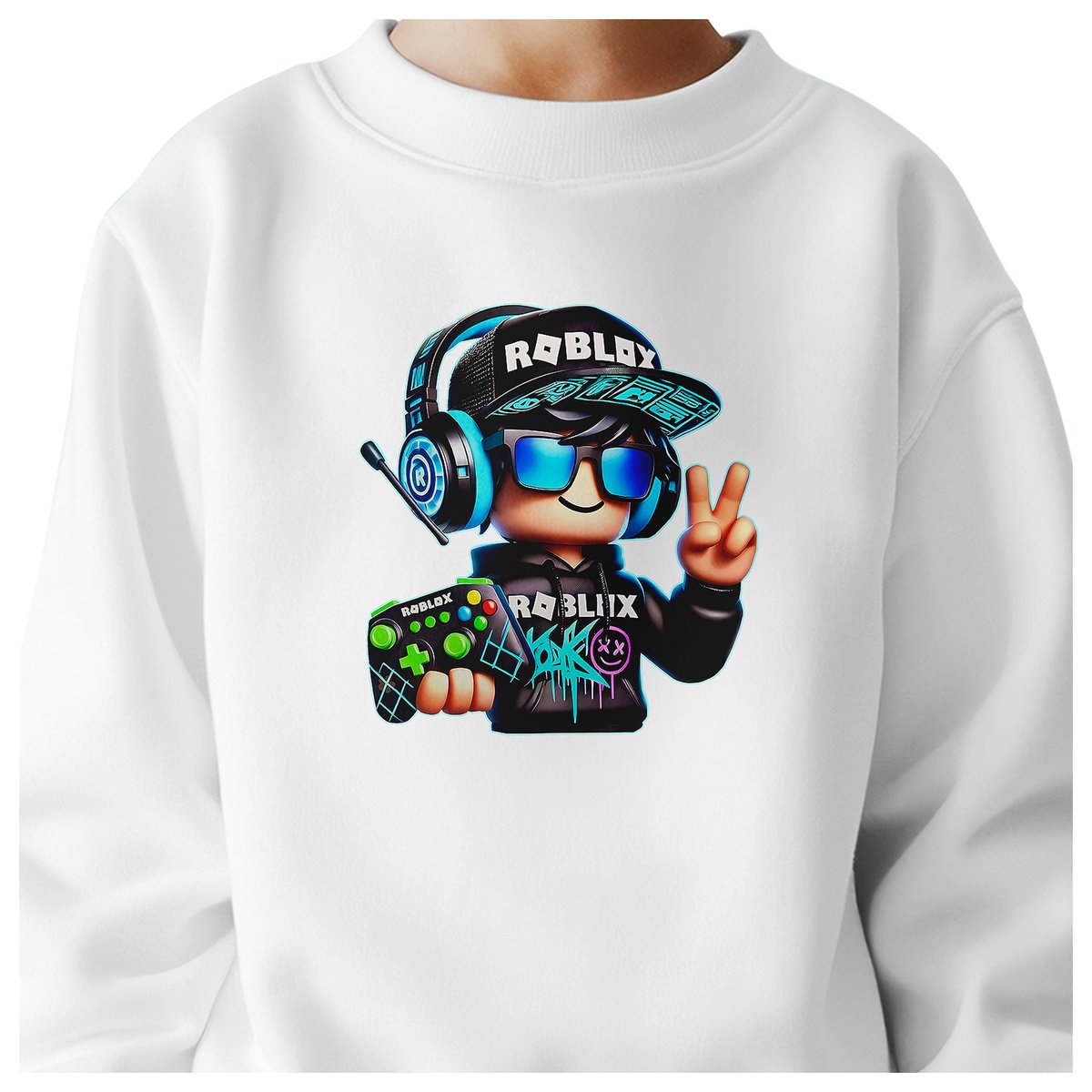 BLUZA DZIECIĘCA ROBLOX GRACZ DLA CHŁOPCA DZIEWCZYNKI 134-140