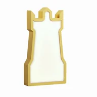 Lampy stojące - TOWER LAMPA STOŁOWA 11W LED 3000K IQ KIDS ZŁOTY - miniaturka - grafika 1