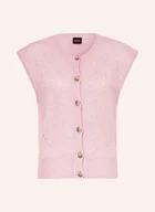 Swetry damskie - Boss Kardigan Foldrerio lila - BOSS - miniaturka - grafika 1