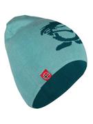 Czapki dla dzieci - Trollkids Dwustronna czapka beanie "Troll" w kolorze turkusowym - miniaturka - grafika 1