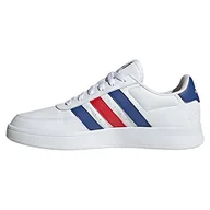 Moda i Uroda OUTLET - adidas BREAKNET 2.0, Buty męskie, Ftwr White/Semi Błyszczące Niebieski/Better Scarlet, 42 EU, Ftwr White Semi Lucid Blue Better Scarlet, 42 EU - miniaturka - grafika 1