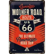 Tablice i flipcharty - Nostalgic-Art Merchandising Gmb, Szyld 20x30 cm Route 66 Ultima - miniaturka - grafika 1