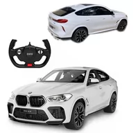 Zabawki zdalnie sterowane - Rastar, Auto Zdalnie Sterowane Bmw X6 M, skala 1:14, kolor, RC Biały - miniaturka - grafika 1