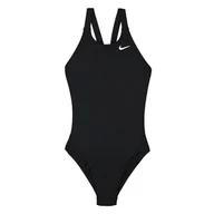 Stroje kąpielowe - Nike Essential One Piece jednoczęściowy kostium kąpielowy dla dziewcząt (czarny, S) - miniaturka - grafika 1
