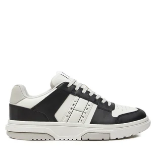 Sneakersy Tommy Jeans The Brooklyn Leather EM0EM01429 Czarny - Sneakersy męskie - miniaturka - grafika 1