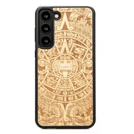 Etui i futerały do telefonów - Drewniane Etui Bewood Samsung Galaxy S23 Plus KALENDARZ AZTECKI ANIEGRE - miniaturka - grafika 1