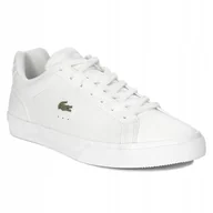 Sneakersy damskie - Sneakersy Lacoste trampki damskie białe White 745CFA004821G r.37 - miniaturka - grafika 1