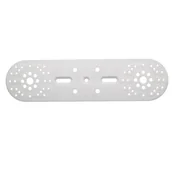 Akcesoria do armatury i ceramiki - Onnline Listwa montażowa płaska uniwersalna do rozstawu 10-15 cm - miniaturka - grafika 1