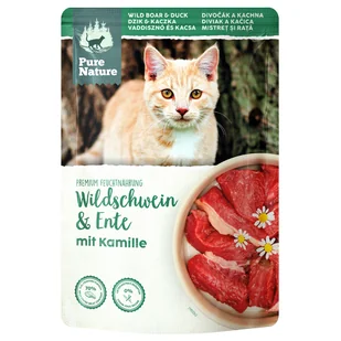 Pure Nature Feline, 12 x 85 g - Dzik i kaczka - Mokra karma dla kotów - miniaturka - grafika 1