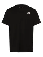 Koszulki męskie - The North Face Koszulka męska Mężczyźni czarny nadruk, S - miniaturka - grafika 1