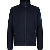 Kurtki męskie - CMP męska kurtka Knit-Tech B.Blue-Petrol, 56 - miniaturka - grafika 1