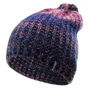 Czapka zimowa Hi-Tec Lady Halla W (kolor Granatowy. Różowy, rozmiar ONE SIZE) - Czapki damskie - miniaturka - grafika 1