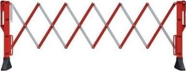 Sklep Drogowy Barierka składana harmonijkowa zapora wym. 3100 x 1000 mm