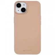 Etui i futerały do telefonów - Etui do iPhone 15 Mercury Soft Case różowo piaskowe - miniaturka - grafika 1