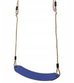 Place zabaw - Niebieskie Elastyczne Siedzisko Do Huśtawki 65 cm huśtawka ogrodowa - miniaturka - grafika 1