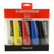 Farby i media malarskie - Talens Farb akrylowe Amsterdam 5x120ml podstaw 17790905 - miniaturka - grafika 1