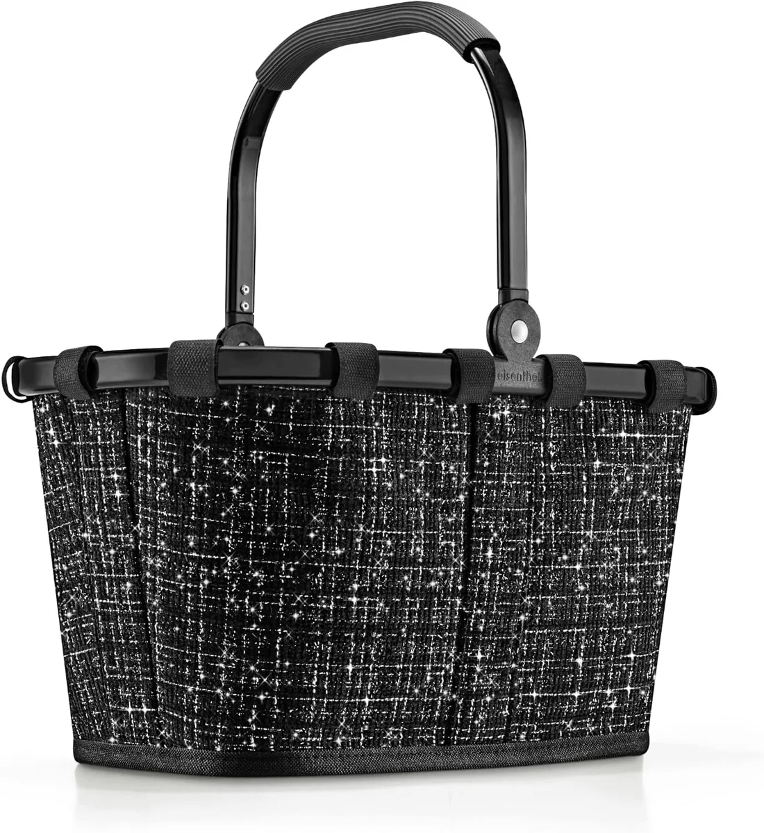 reisenthel Carrybag XS koszyk na zakupy Bouclé Black składany 5 l
