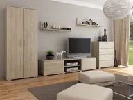 Meblościanki - Elior Meblościanka Doreno 2X - dąb sonoma - miniaturka - grafika 1