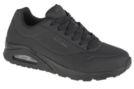 Sneakersy męskie - Skechers Uno-Stand On Air 52458-BBK męskie sneakersy czarne - miniaturka - grafika 1