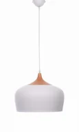 Lampy sufitowe - Lumina Deco Deco NOWOCZESNA SKANDYNAWSKA LAMPA WISZĄCA BIAŁA CONSI LDP 7918 (WT) - miniaturka - grafika 1