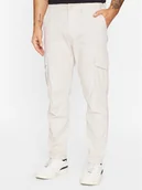 Spodnie męskie - Only & Sons Spodnie materiałowe 22025431 Écru Tapered Fit - miniaturka - grafika 1