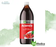 Suplementy naturalne - ACEROLA sok 500ml EkaMedica - miniaturka - grafika 1