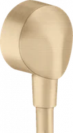 Akcesoria do armatury i ceramiki - HANSGROHE 27454140 FixFit Przyłącze węża bez zaworu zwrotnego E, brąz szczotk. - miniaturka - grafika 1