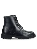 Botki damskie - Gant Trapery 31531116 Czarny - miniaturka - grafika 1