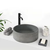 Umywalki - Umywalka nablatowa Salces satynowa 39x39x12 cm - miniaturka - grafika 1