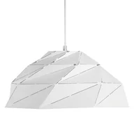 Lampy sufitowe - Beliani Lampa wisząca Lampa wisząca metalowa biała RUBICON 69901 - miniaturka - grafika 1