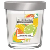 Świece - Świeca w szkle Yankee Candle Home Inspiration Sunny Citrus - miniaturka - grafika 1