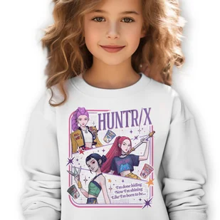 Bluza Dziecięca Biała HUNTRIX Do Przedszkola K-pop Muzyka Wzory Rozm 140 cm - Bluzy dla dziewczynek Bluza Dziecięca Biała HUNTRIX Do Przedszkola K-pop Muzyka Wzory Rozm 140 cm - Bluzy dla dziewczynek - miniaturka - grafika 1